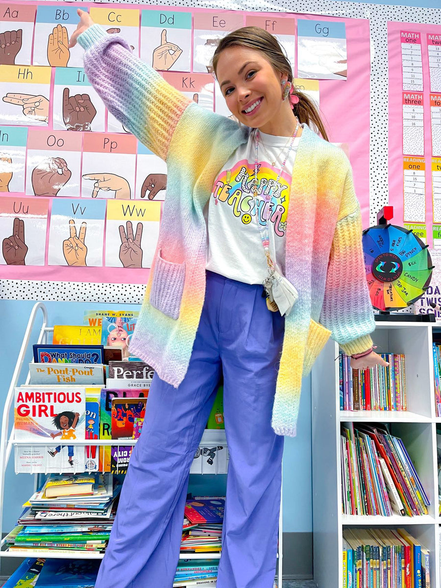 Happy Teacher Tee – Teaching Takes Passion