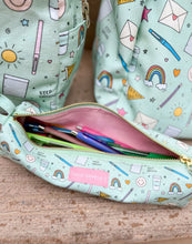 Load image into Gallery viewer, School Doodles Pencil Pouch
