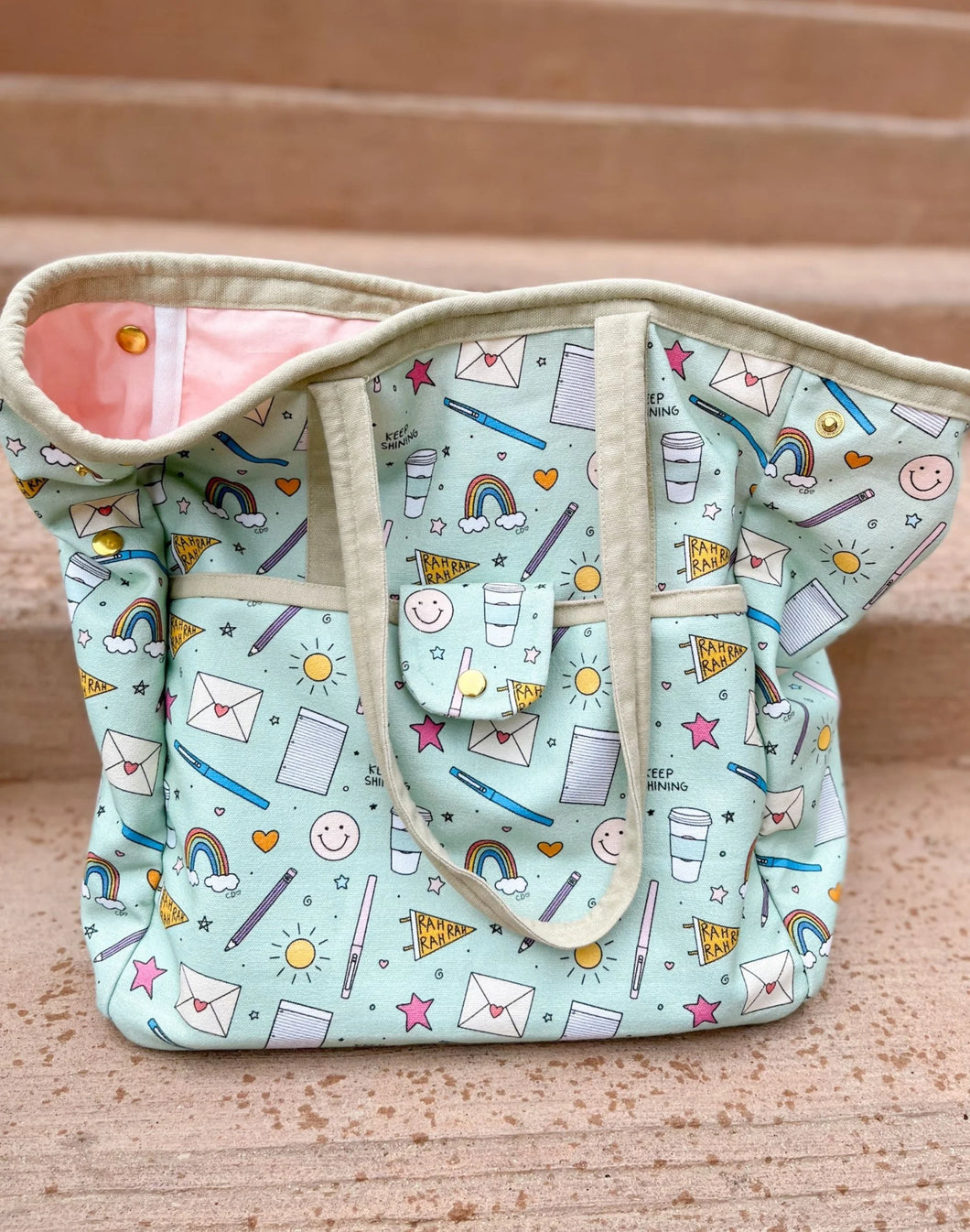 School Doodles Carry-All Tote