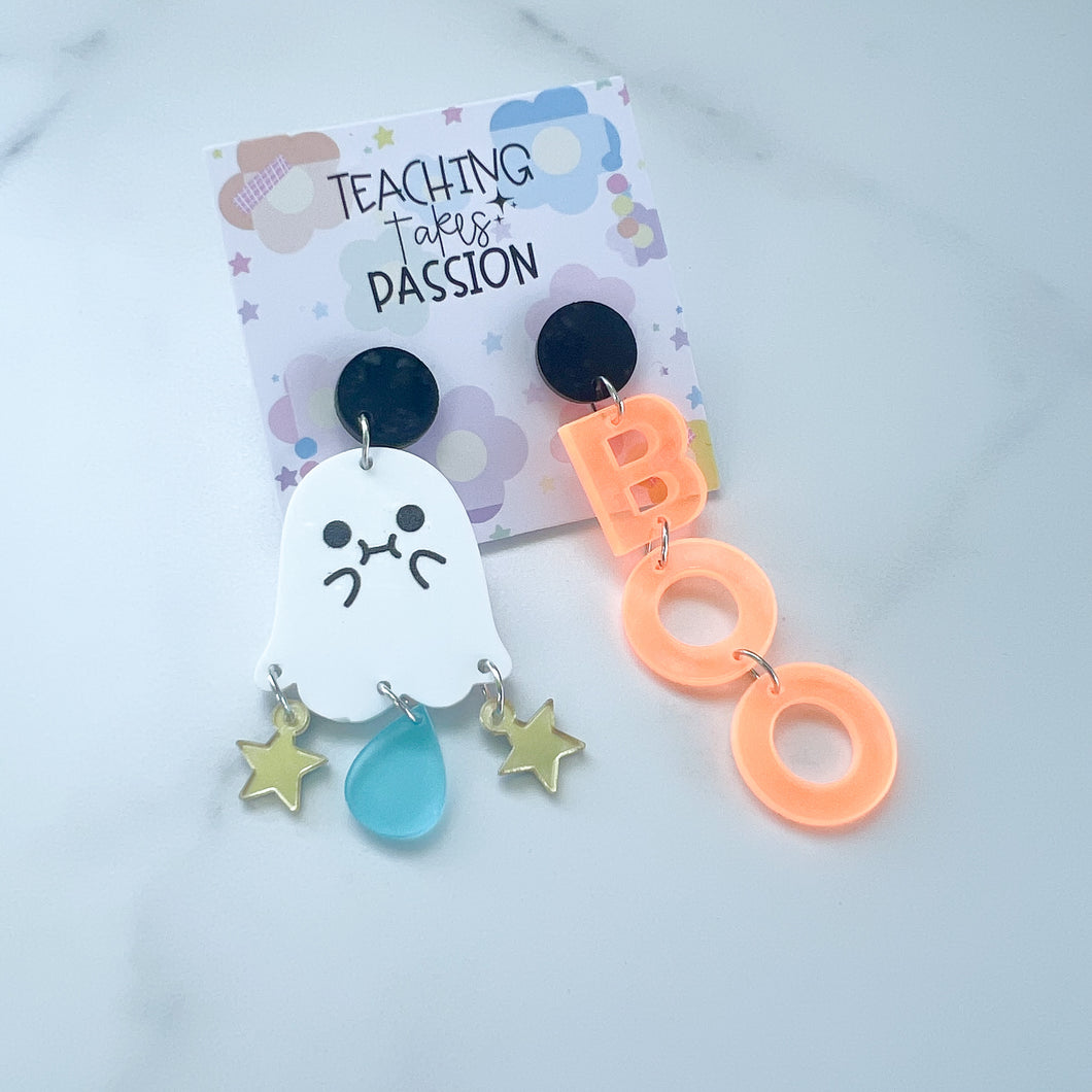 Ghost & Boo Earrings