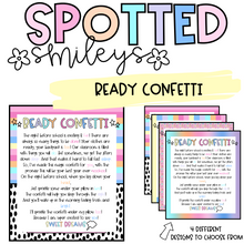 Load image into Gallery viewer, Ready Confetti | SPOTTED SMILEYS | DIGITAL DOWNLOAD

