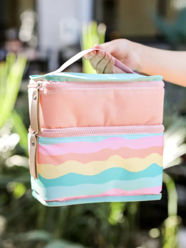 Colorful Wavy Lunch Bag