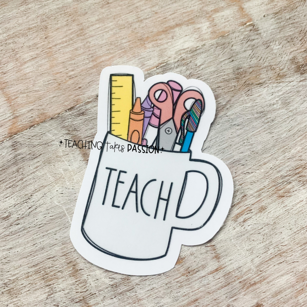 Teacher Mug Sticker