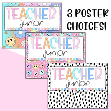 Load image into Gallery viewer, Teacher Junior | SPOTTED SMILEYS | DIGITAL DOWNLOAD
