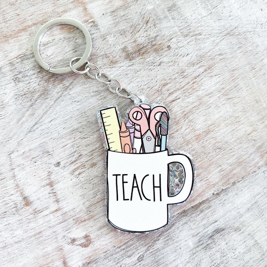 Teacher Mug Keychain