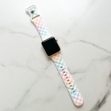 Load image into Gallery viewer, Pastel Plaid Watch Band
