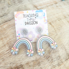 Load image into Gallery viewer, Rainbow Daisy Earrings
