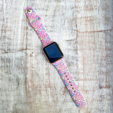Load image into Gallery viewer, Pink Smileys Watch Band
