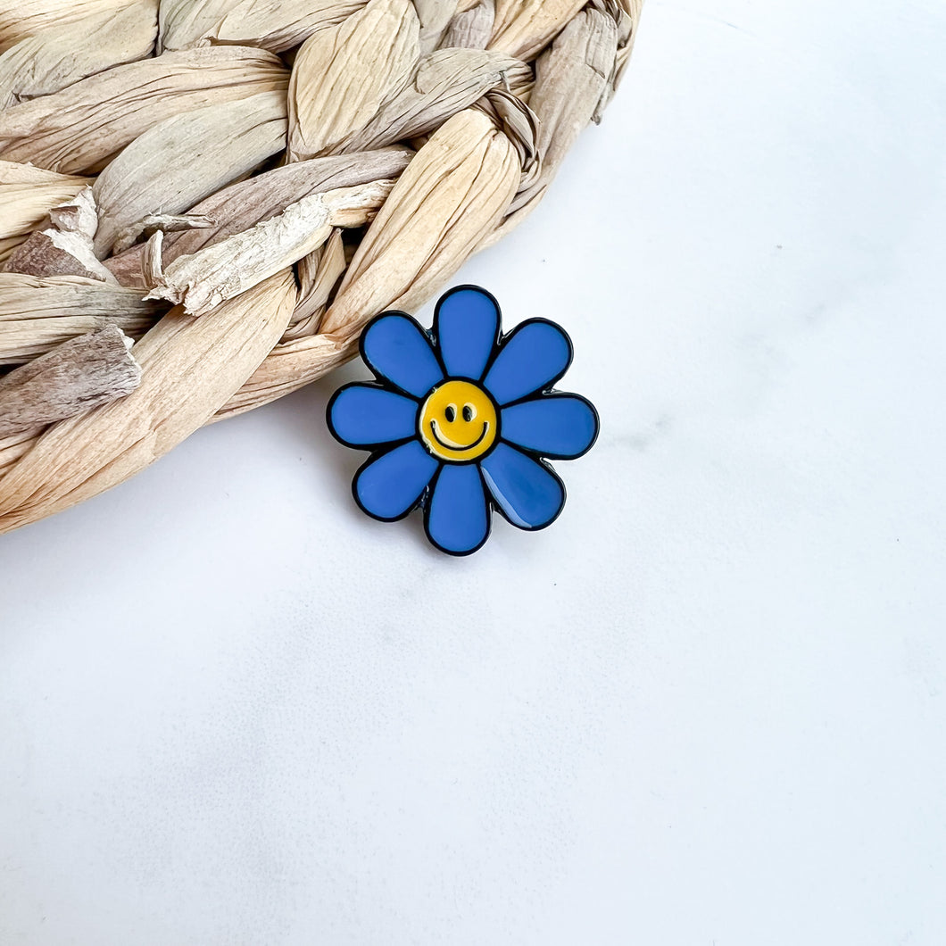 Blue Daisy Pin
