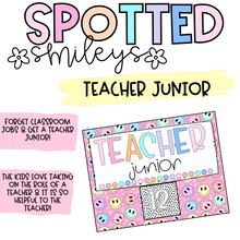 Load image into Gallery viewer, Teacher Junior | SPOTTED SMILEYS | DIGITAL DOWNLOAD
