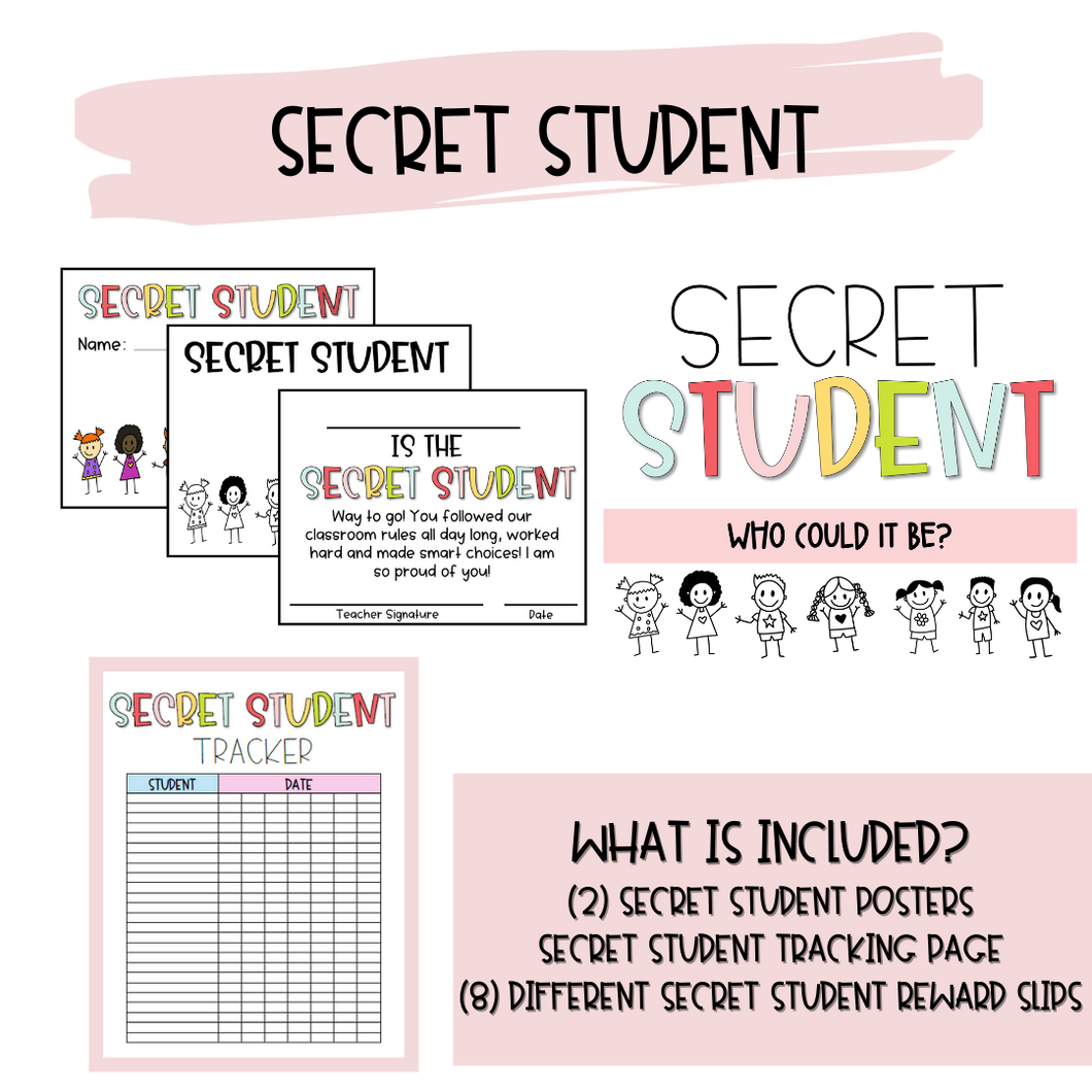 Secret Student | DIGITAL DOWNLOAD