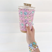 Load image into Gallery viewer, Pink Smileys | Coffee Cuff

